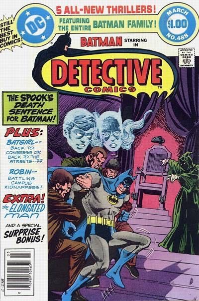 Detective Comics, Vol. 1 The Spook's Death Sentence For Batman / The Last Duty! / The Leader Of The Dark Lords / Minus One Miracle Car! / The Great Campus Kidnap! 488