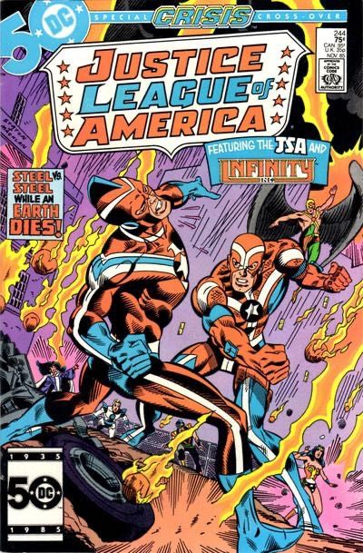 Justice League of America, Vol. 1 Crisis on Infinite Earths - Justice League Of America/Justice Society Of America Team-Up, The Final Crisis 244A