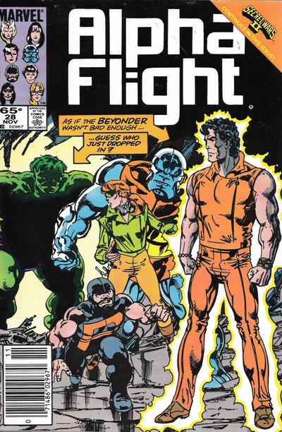 Alpha Flight, Vol. 1 Secret Wars II - Cross-Over 28B
