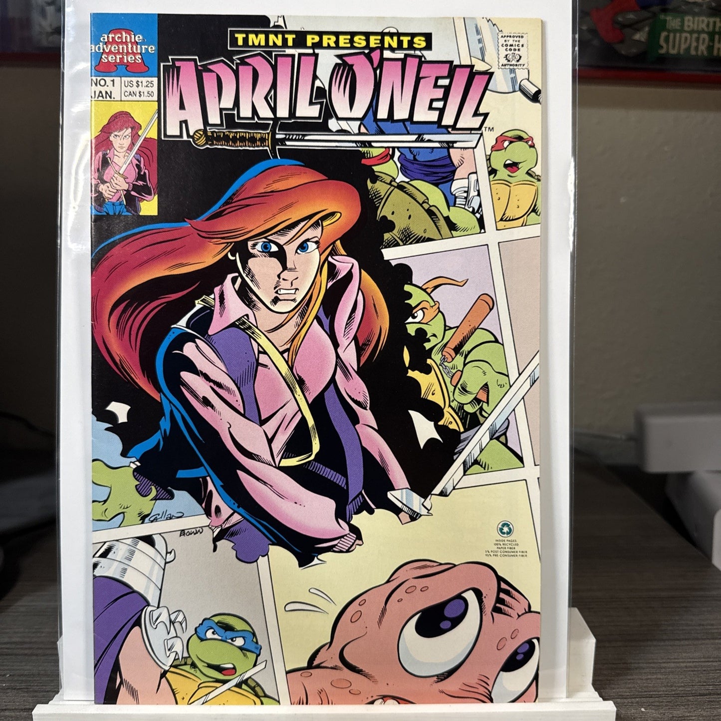 TMNT Present: April O'Neil #1 - Archie 1993 VF HTF