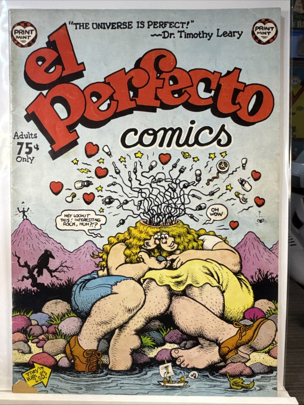 El Perfecto Comics Print Mint 1973 VG 2nd Print Low Print Run UNDERGROUND BRONZE