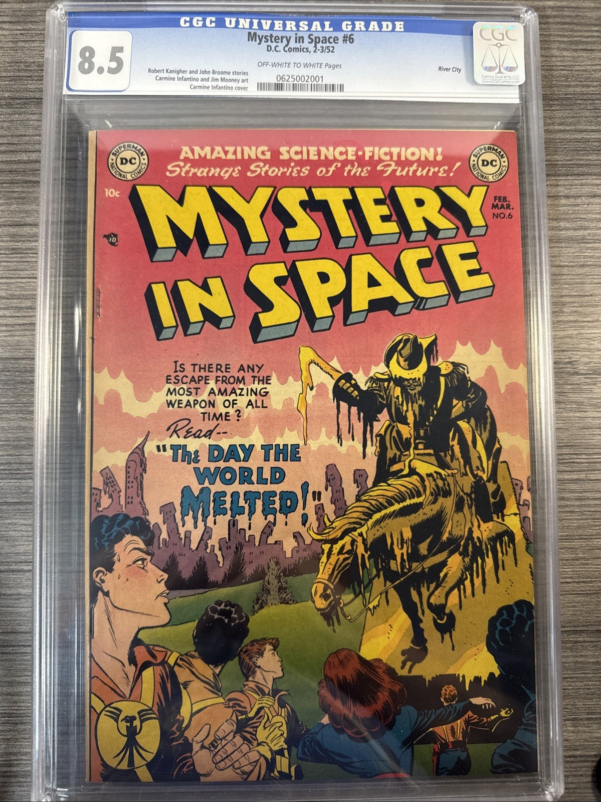 Mystery In Space 6 CGC 8.5 DC Comics 1952 Old Label River City Pedigree RARE!
