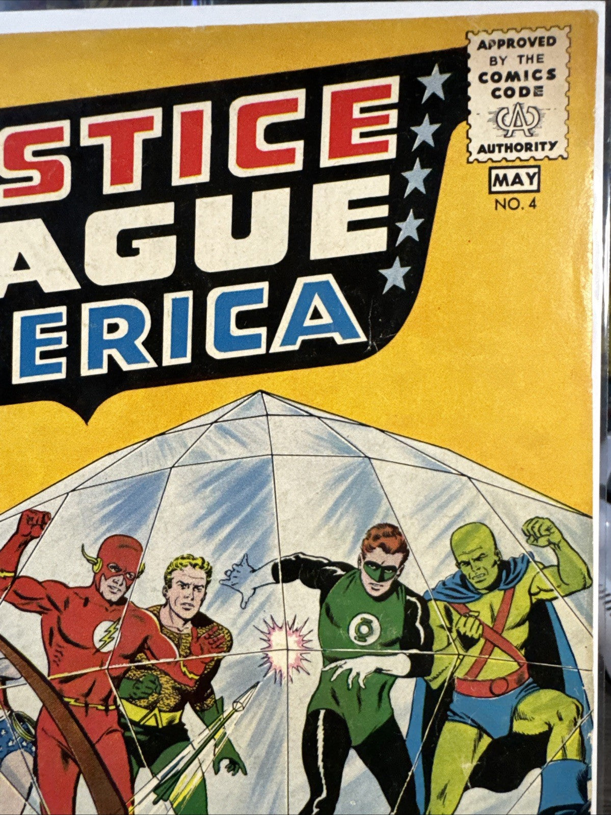 Justice League Of America #4 VG+ Green Arrow Joins! Murphy Anderson SILVER KEY