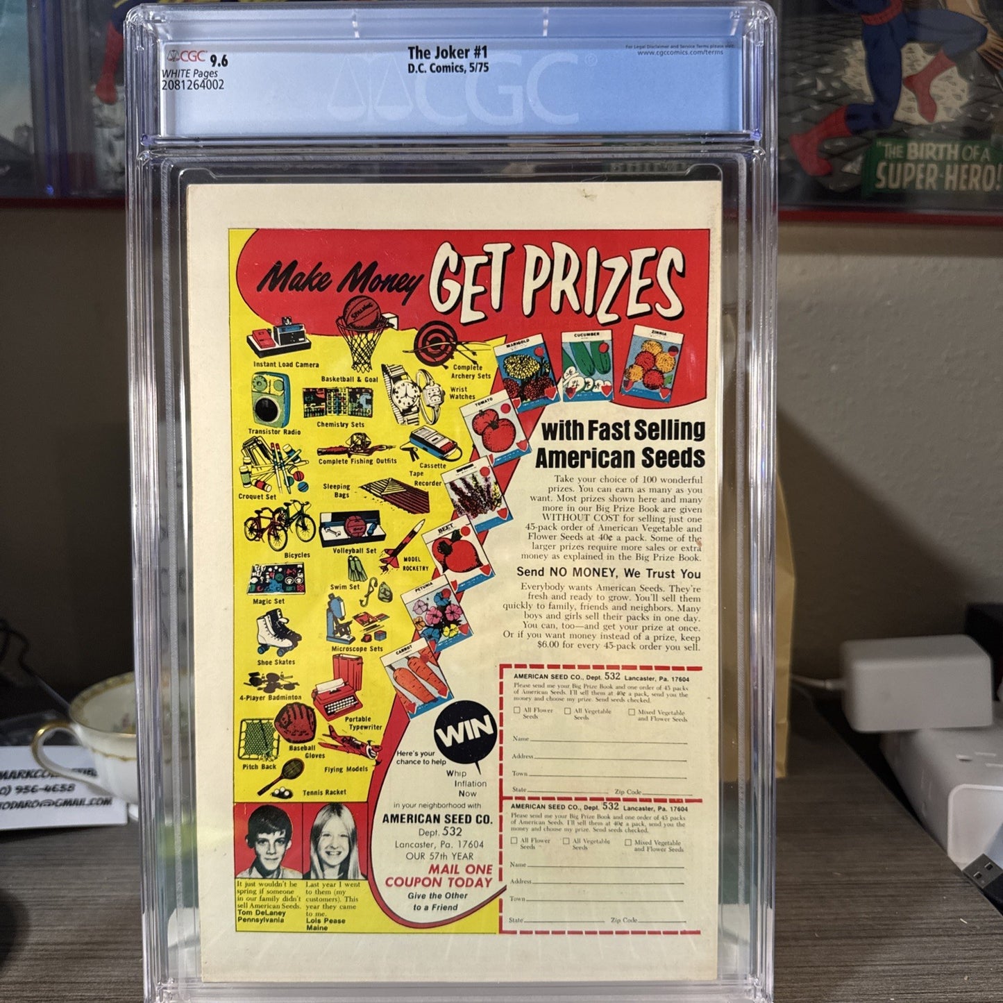 The Joker #1 (1975) CGC 9.6 Two-Face App Yummy White Pager! Catwoman Penguin