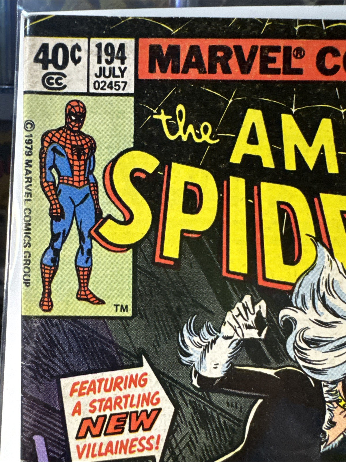 Amazing Spider-Man #194 Newsstand Marvel 1979 BRONZE KEY F/VF 1st App Black Cat