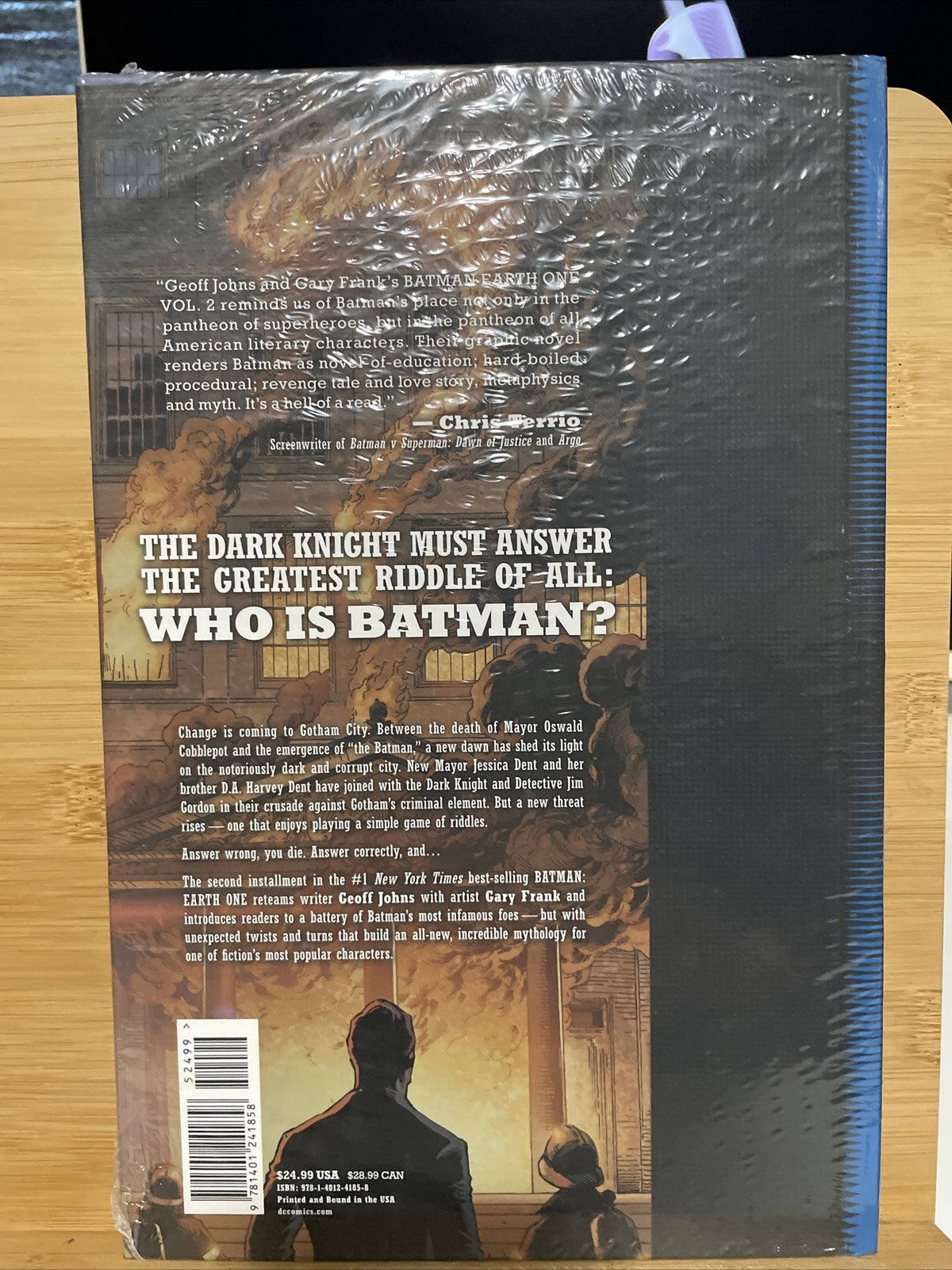 Batman: Earth One: Volume 2 - DC Comics - Hardcover - Sealed - Geoff Johns