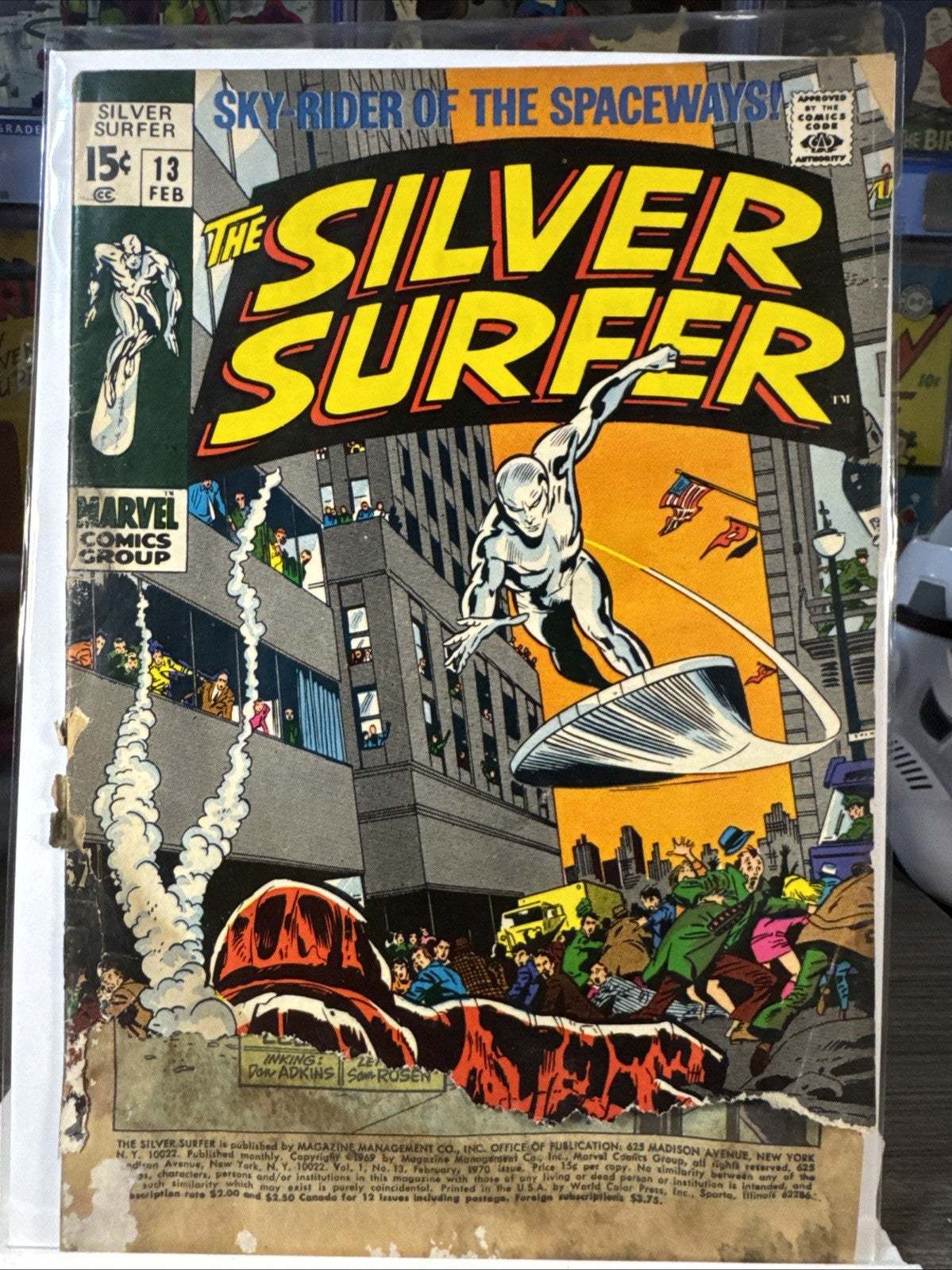 The Silver Surfer #13 (Marvel Comics February 1970) READER COPY