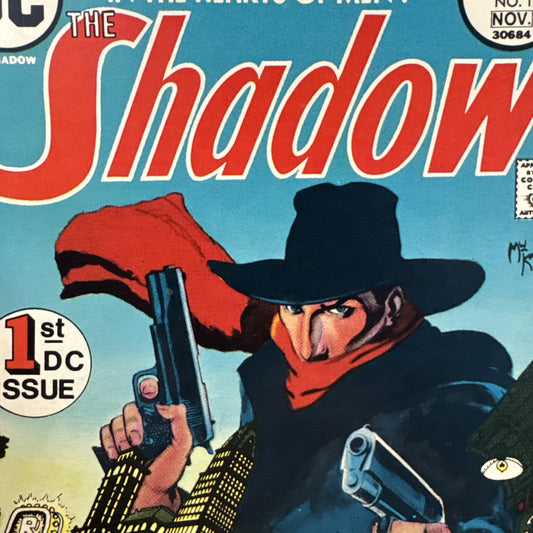 The Shadow #1 (DC Comics October-November 1973) SILVER KEY