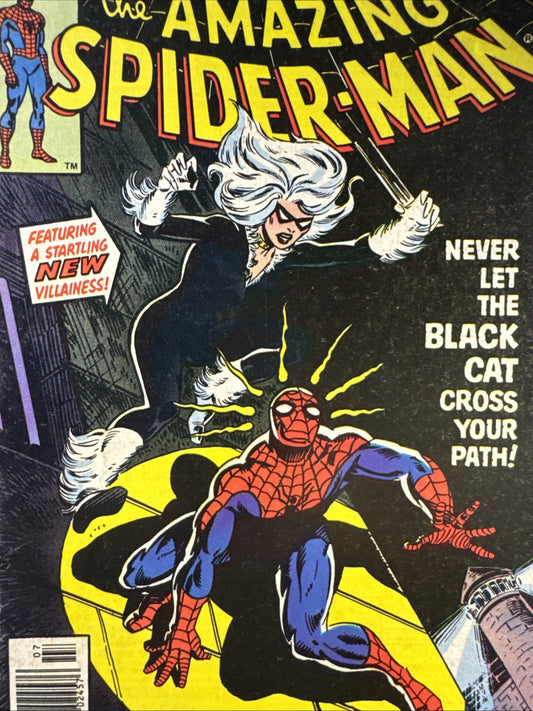 Amazing Spider-Man #194 Newsstand Marvel 1979 BRONZE KEY F/VF 1st App Black Cat