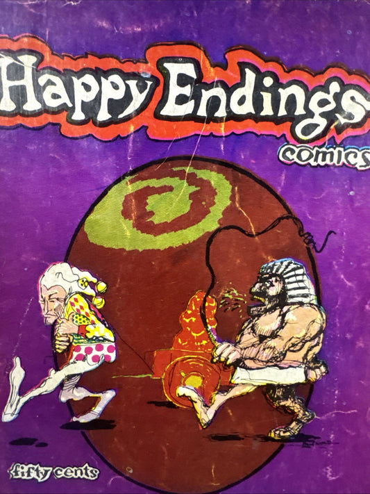 Happy Endings Comics (Rip Off Press 1969) Detached Reader UNDERGROUND SILVER