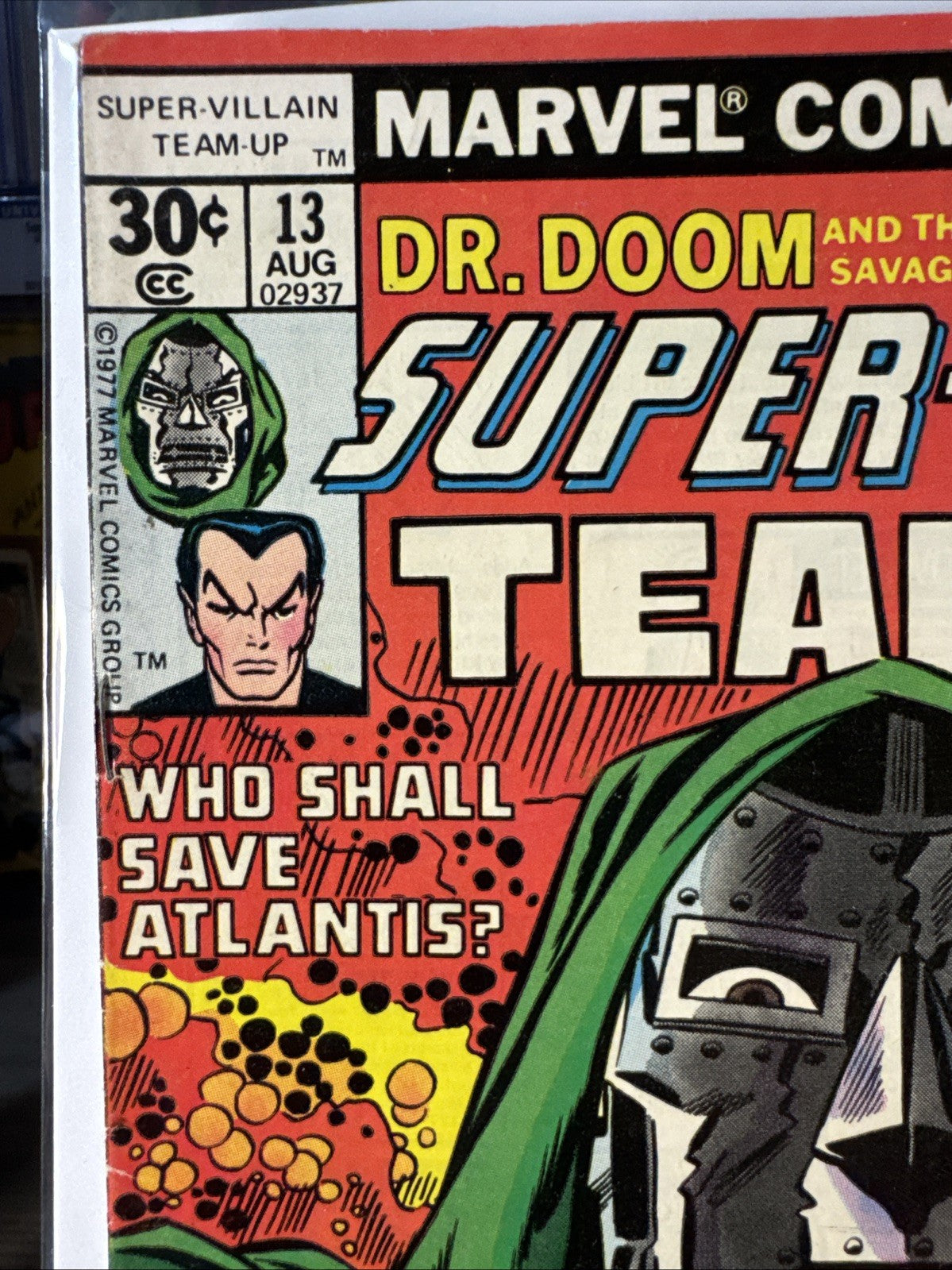 Super-Villain Team-Up # 13 VG+ 1977 Marvel Dr. Doom BRONZE