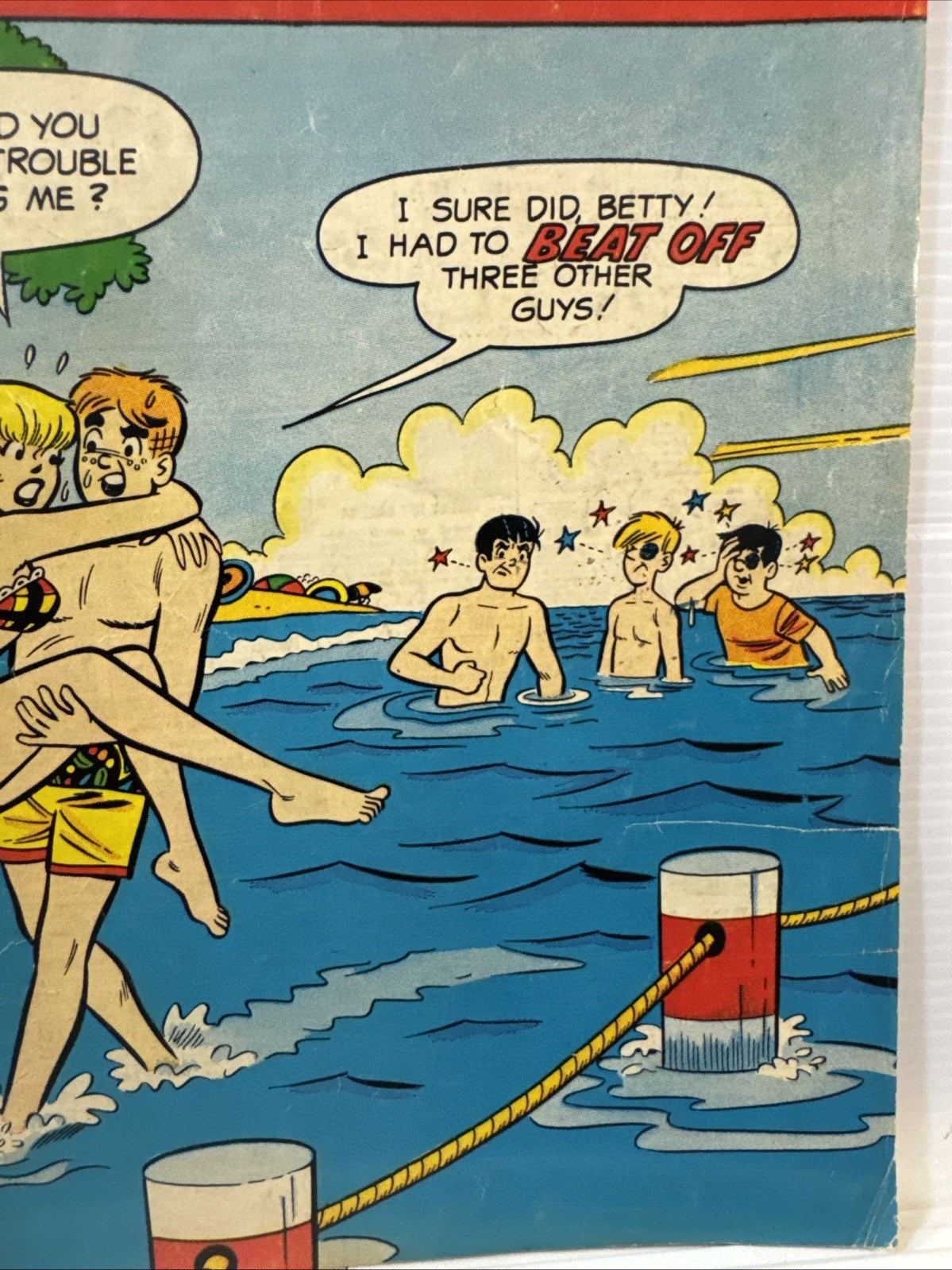 Betty and Me #16 (1968) Archie Comic Infamous “Beat Off” Cover KEY SILVER SCARCE