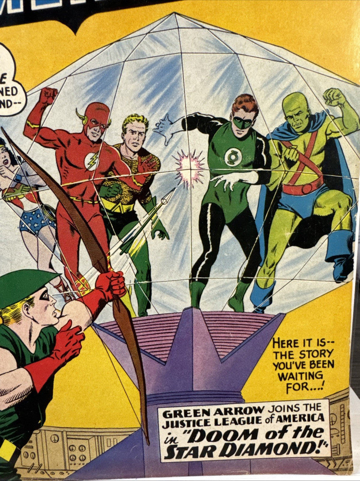 Justice League Of America #4 VG+ Green Arrow Joins! Murphy Anderson SILVER KEY