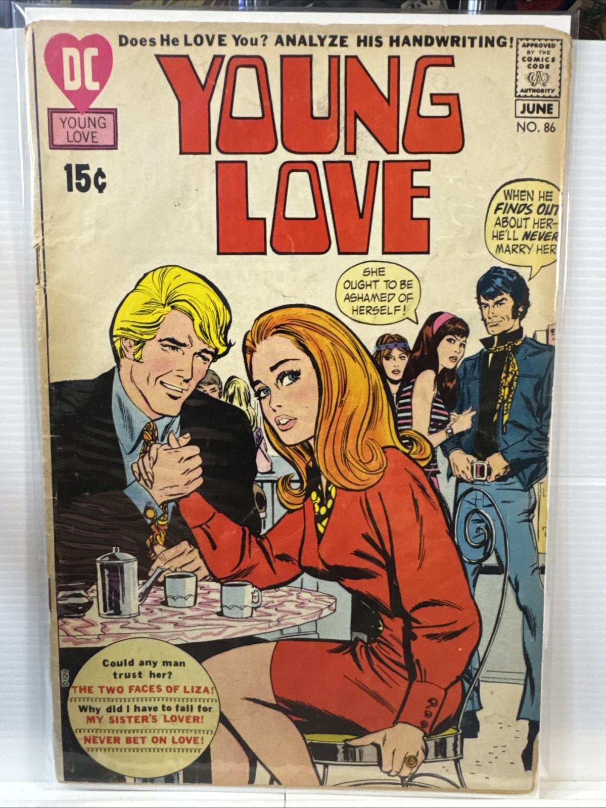 Young Love #86 (DC Comics May-June 1971) F BRONZE