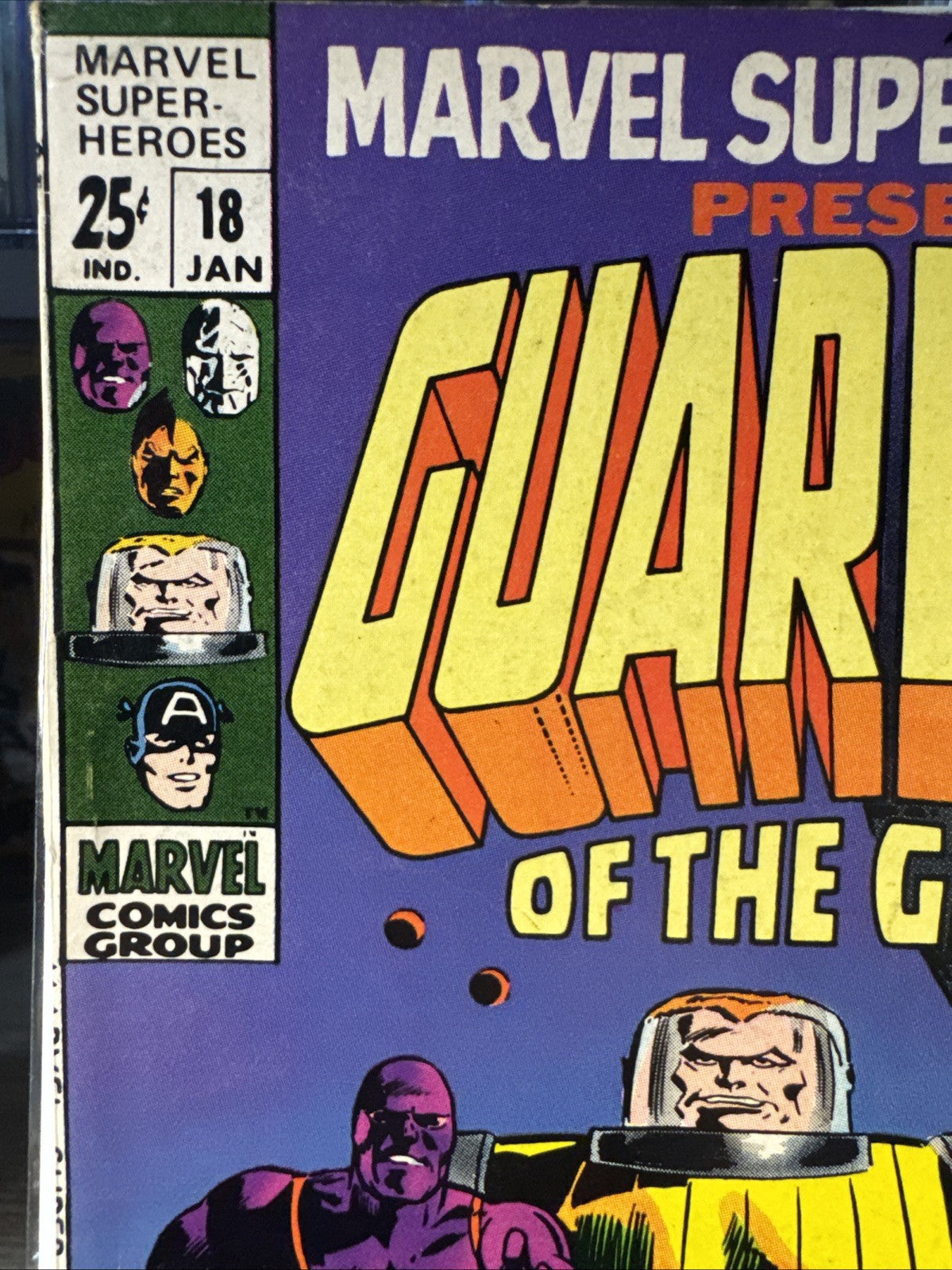 Marvel Super-Heroes #18 Marvel 1969 F+ SILVER KEY 1st App GUARDIANS O THE GALAXY