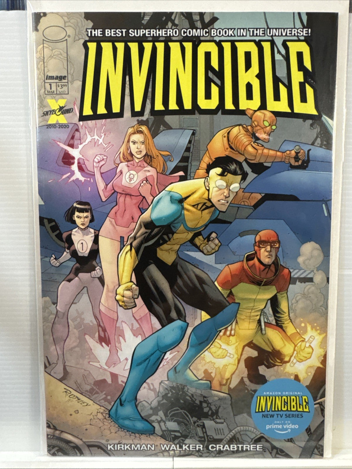 Invincible #1 Amazon Animated Series Promo (Image Comics Malibu Comics March...