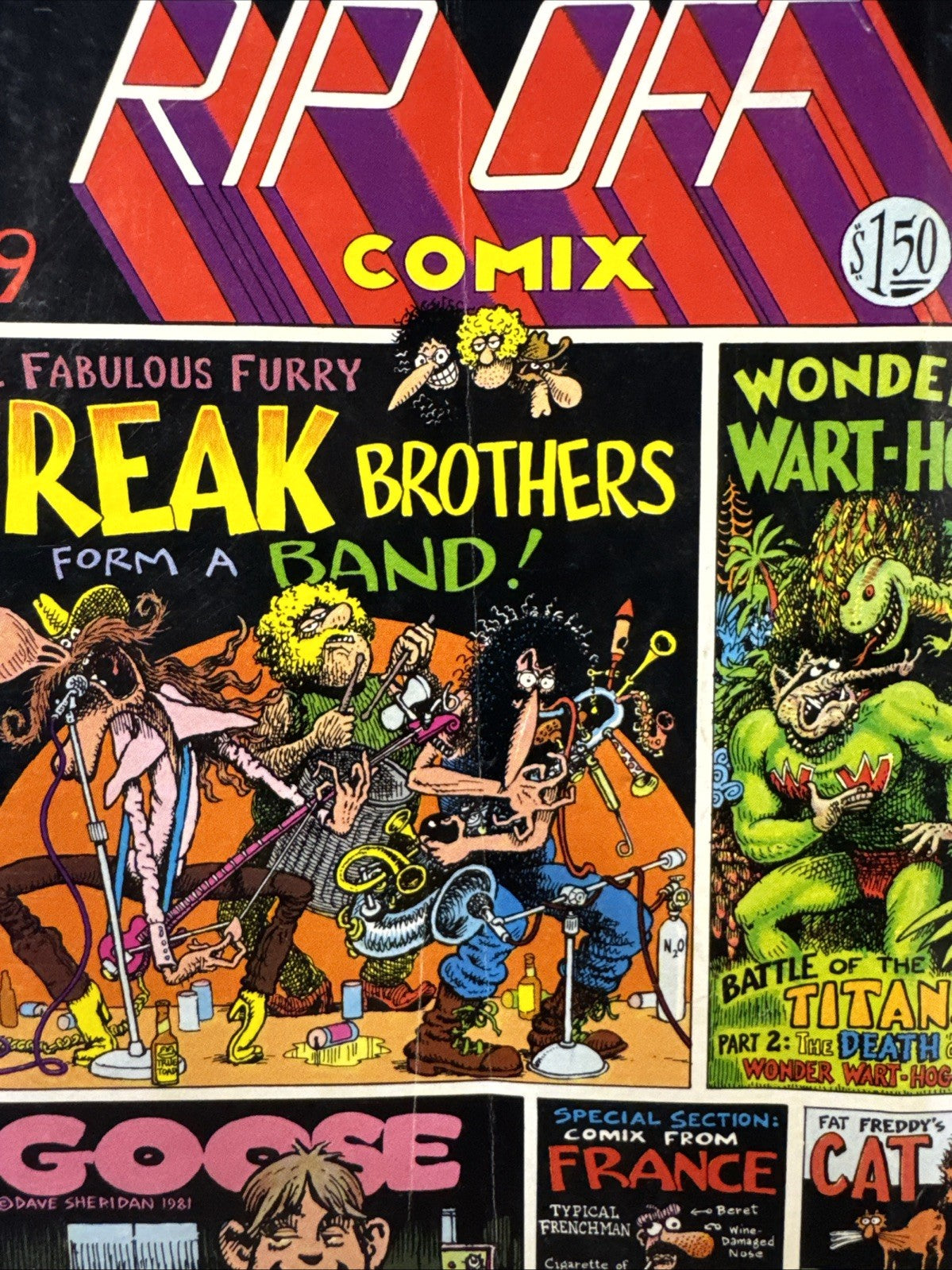Rip Off Comix #9 (Rip Off Press 1981) 1st Print UNDERGROUND BRONZE