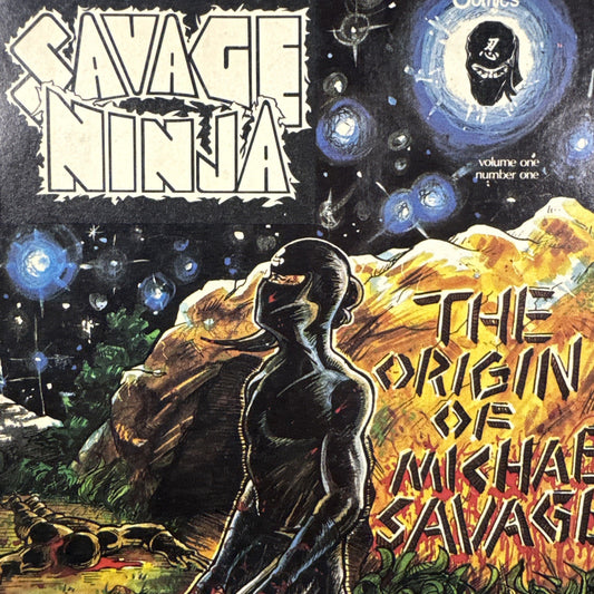Savage Ninja #1, The Origin of Michael Savage, Cadillac Comics, February 1985