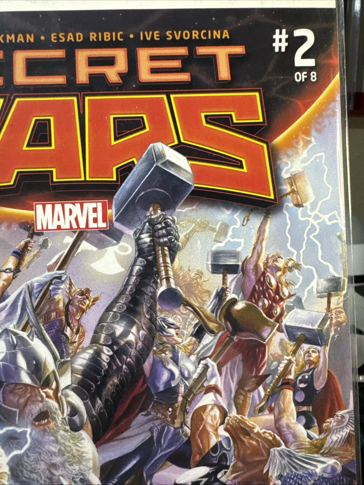 Secret Wars #2 (Marvel 2015) KEY 1st App God Emperor Doom MCU MODERN Alex Ross