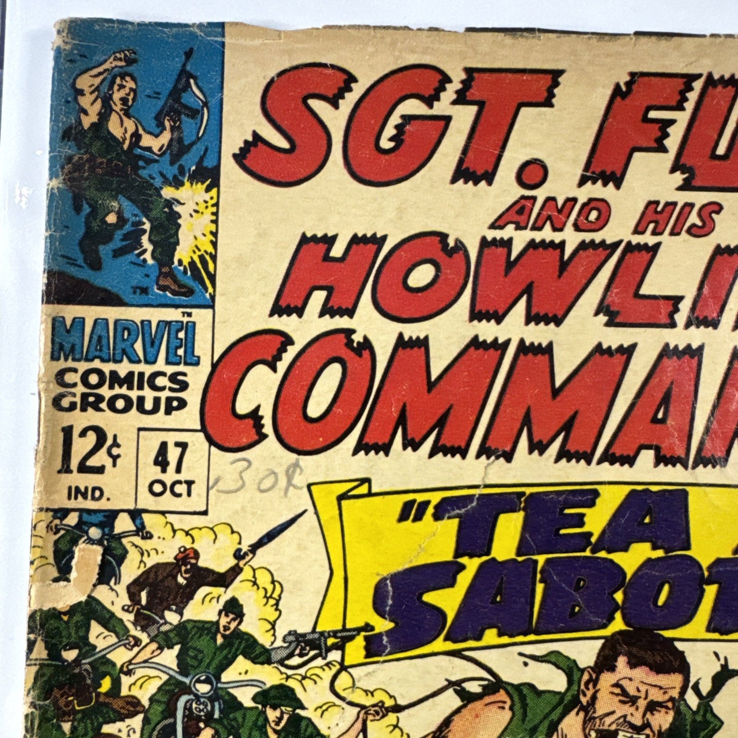 Sgt. Fury and his Howling Commandos #47 (Marvel Comics October 1967) SILVER