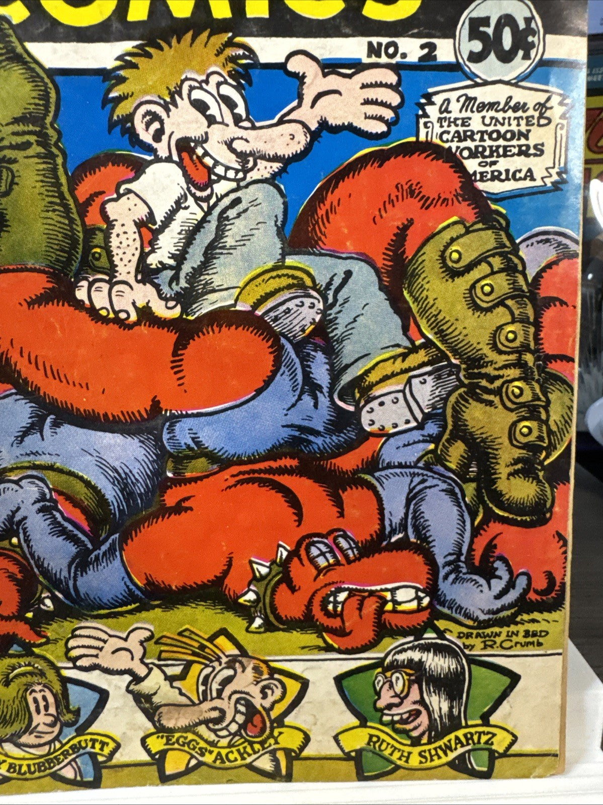 Big Ass Comics #2 (Rip Off Press 1971) Robert Crumb UNDERGROUND BRONZE See Descr
