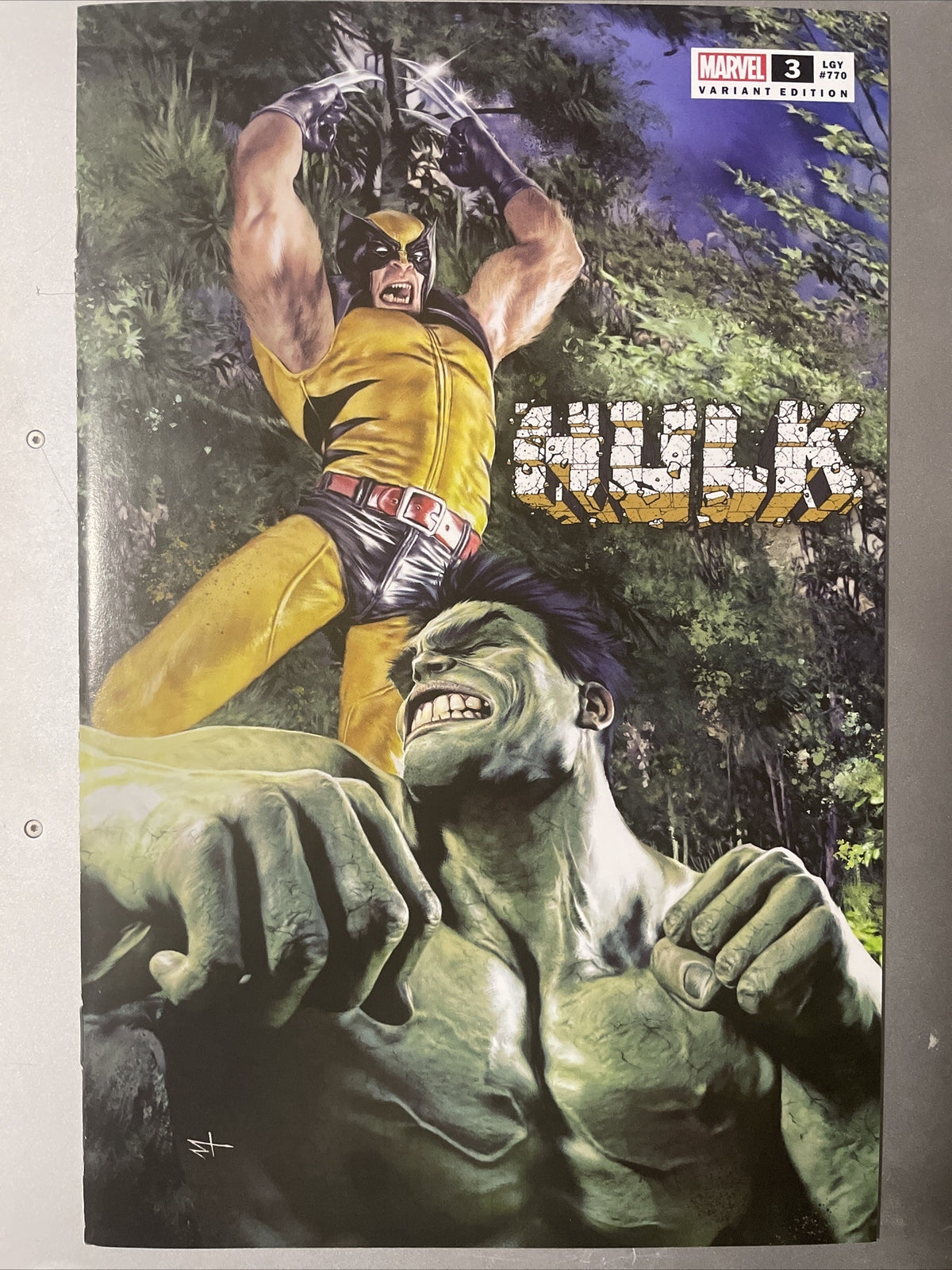 HULK #3 NM+ MARCO TURINI Exclusive LE 3000 Marvel 2022 Gorgeous Very HTF Grab It