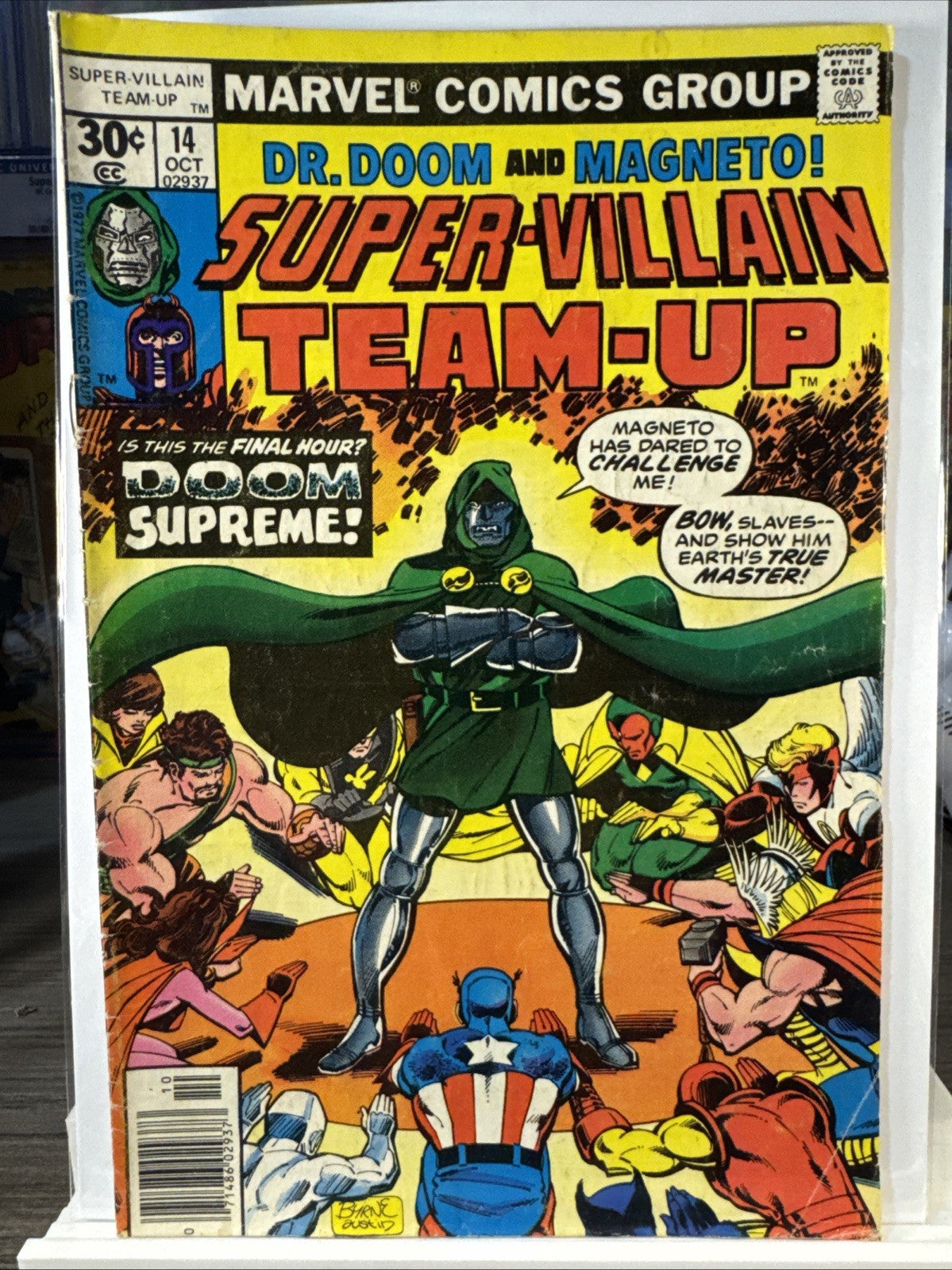 Super-Villain Team-Up #14 (Marvel 1977) 1st Meeting Dr. Doom & Magneto BRONZE VG
