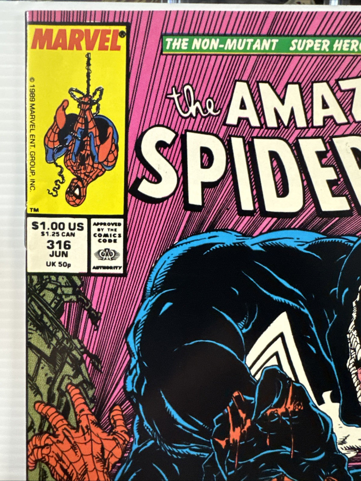 The Amazing Spider-Man #316 Marvel Comics 1989 VENOM KEY COPPER McFarlane NM/NM+