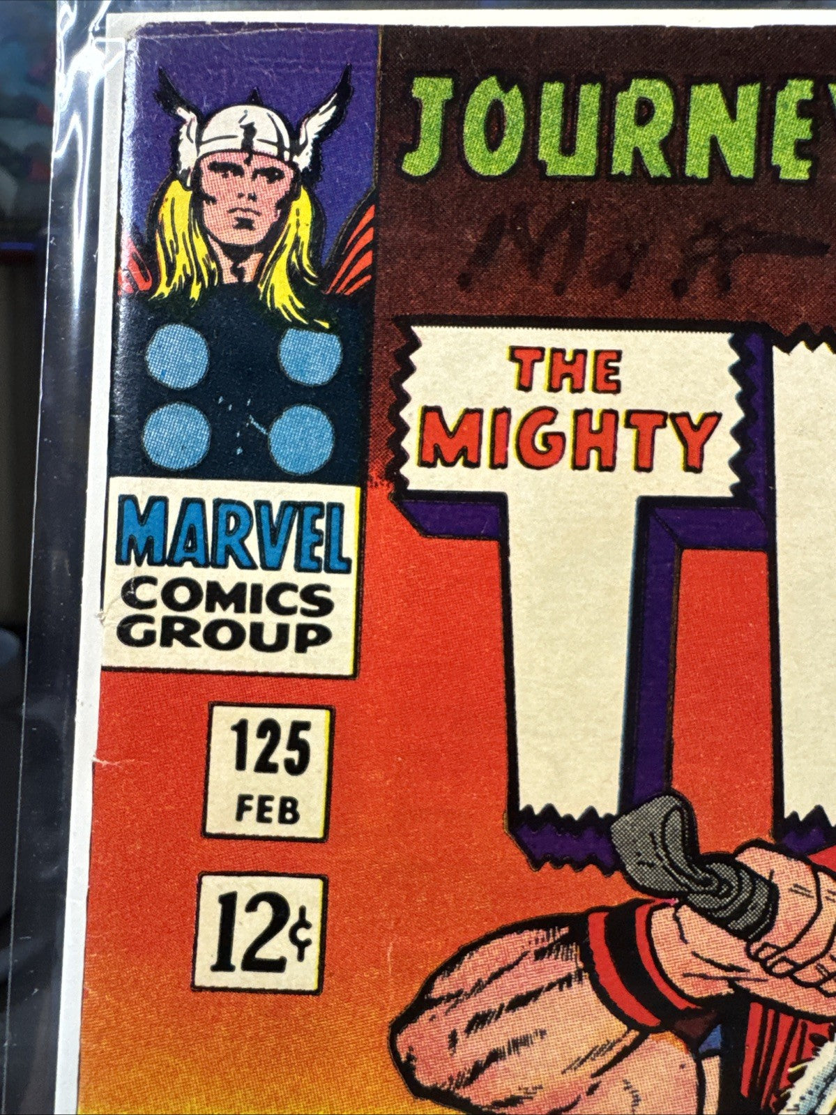 JOURNEY INTO MYSTERY #125 5.0 LAST ISSUE MARVEL COMICS 1966 KEY SILVER See Pics