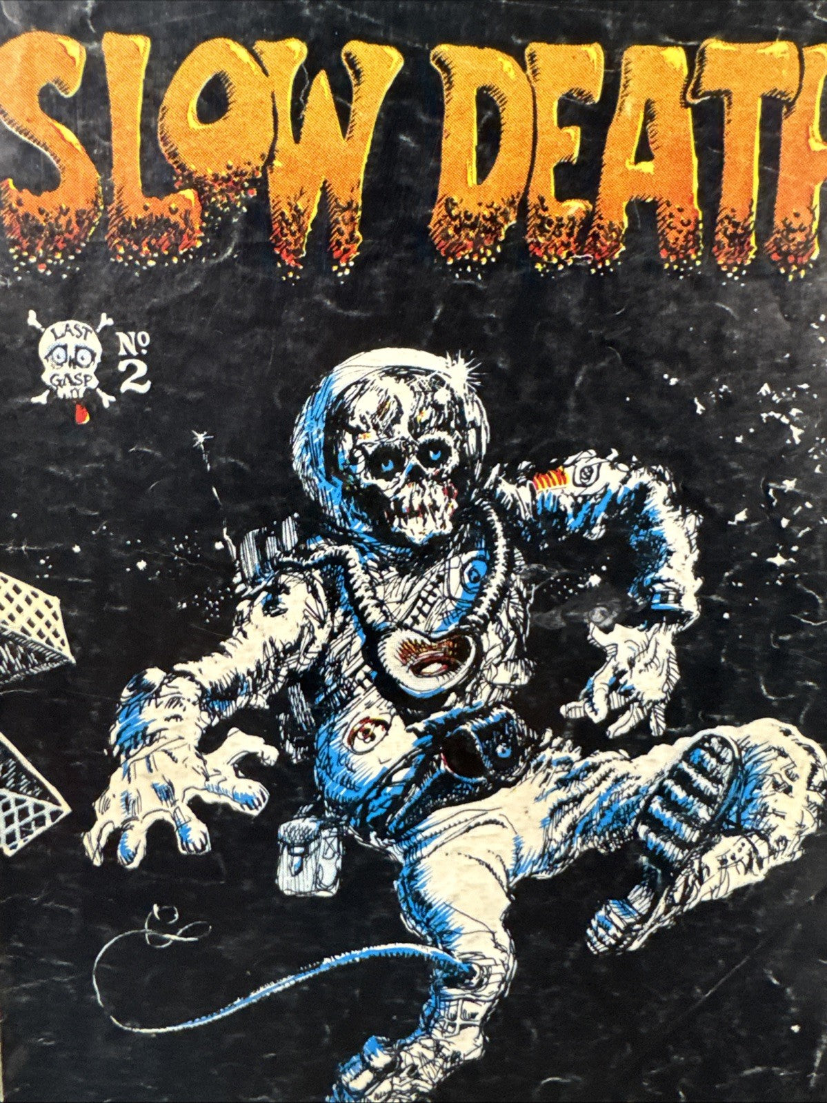 Slow Death #2, Last Gasp 1970 VG-  2nd Print Richard Corben UNDERGROUND BRONZE