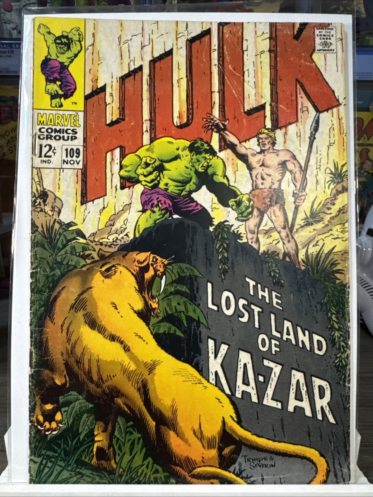 The Incredible Hulk #109 (Marvel Comics November 1968) G READER COPY