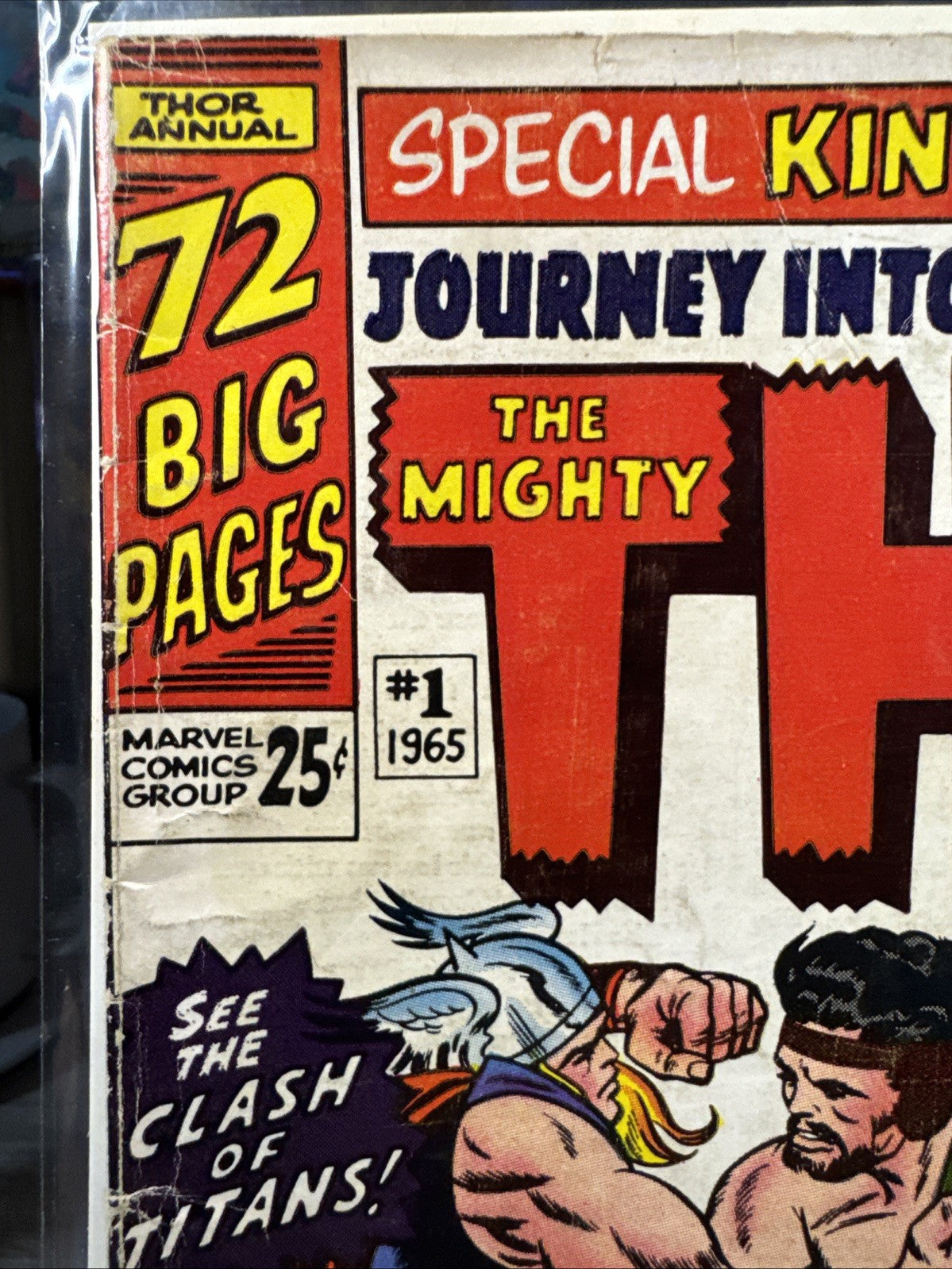JOURNEY INTO MYSTERY ANNUAL #1 1965 VG KEY 1st Appearance Hercules & Zeus SILVER