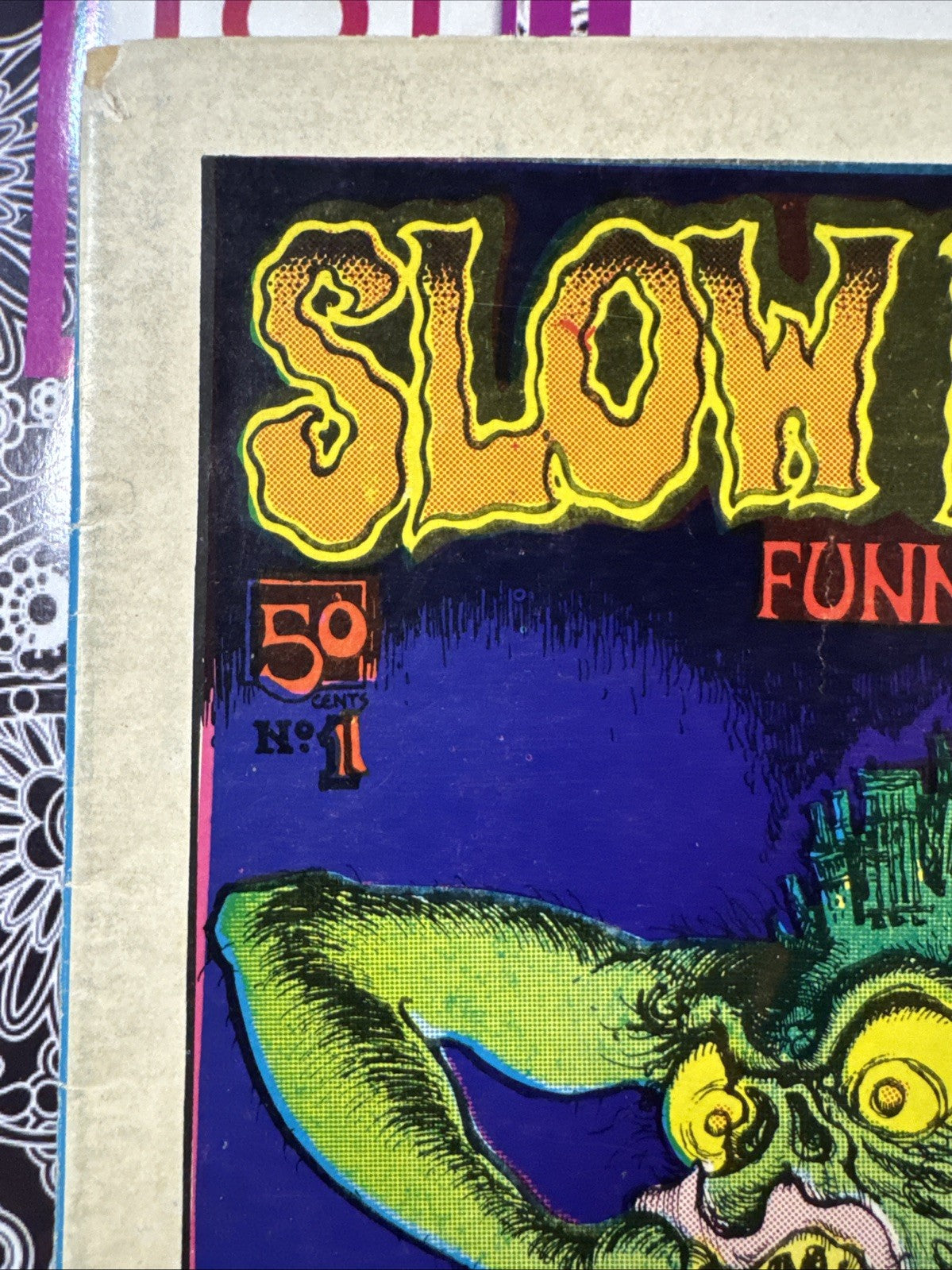 SLOW DEATH FUNNIES #1 CRUMB AND OTHERS 2nd PRINTING 1970 UNDERGROUND BRONZE