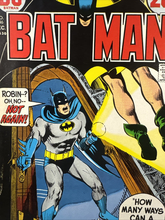 Batman #246 (DC Comics December 1972) lower Grade, Presents Nice BRONZE