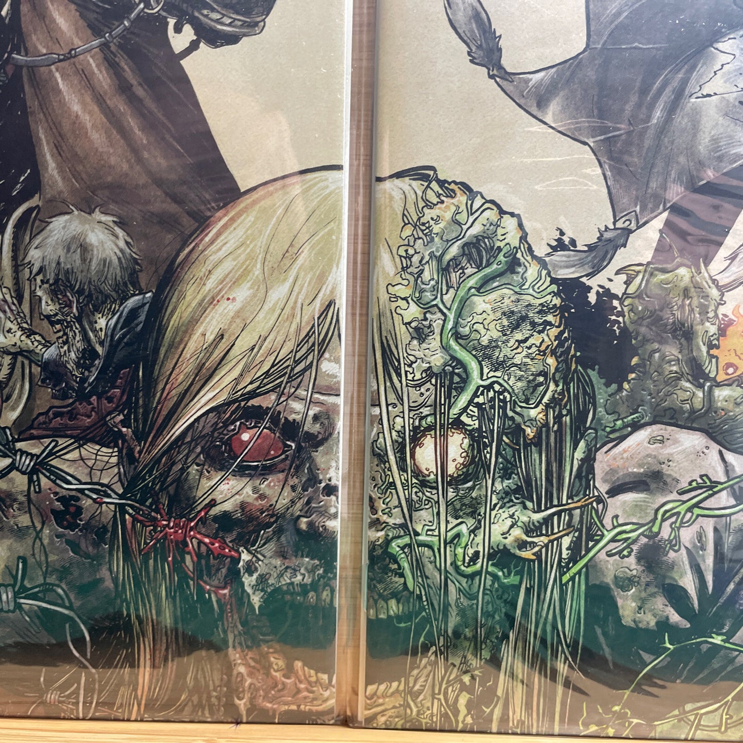 Walking Dead #127 & Manifest Destiny 8 SDCC 2014 Connecting Cover Variant Set NM
