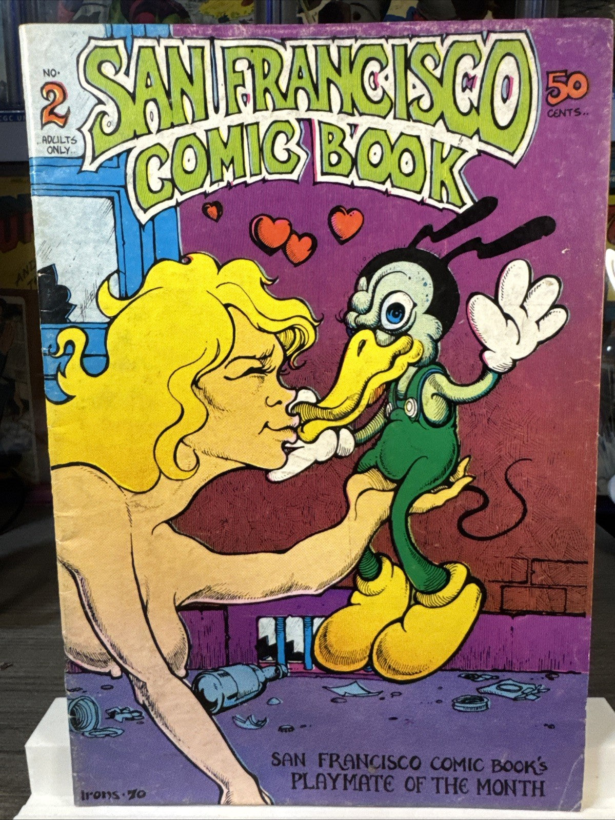 San Francisco Comic Book #2  1970 Wraparound Cover The Print Mint UNDERGROUND