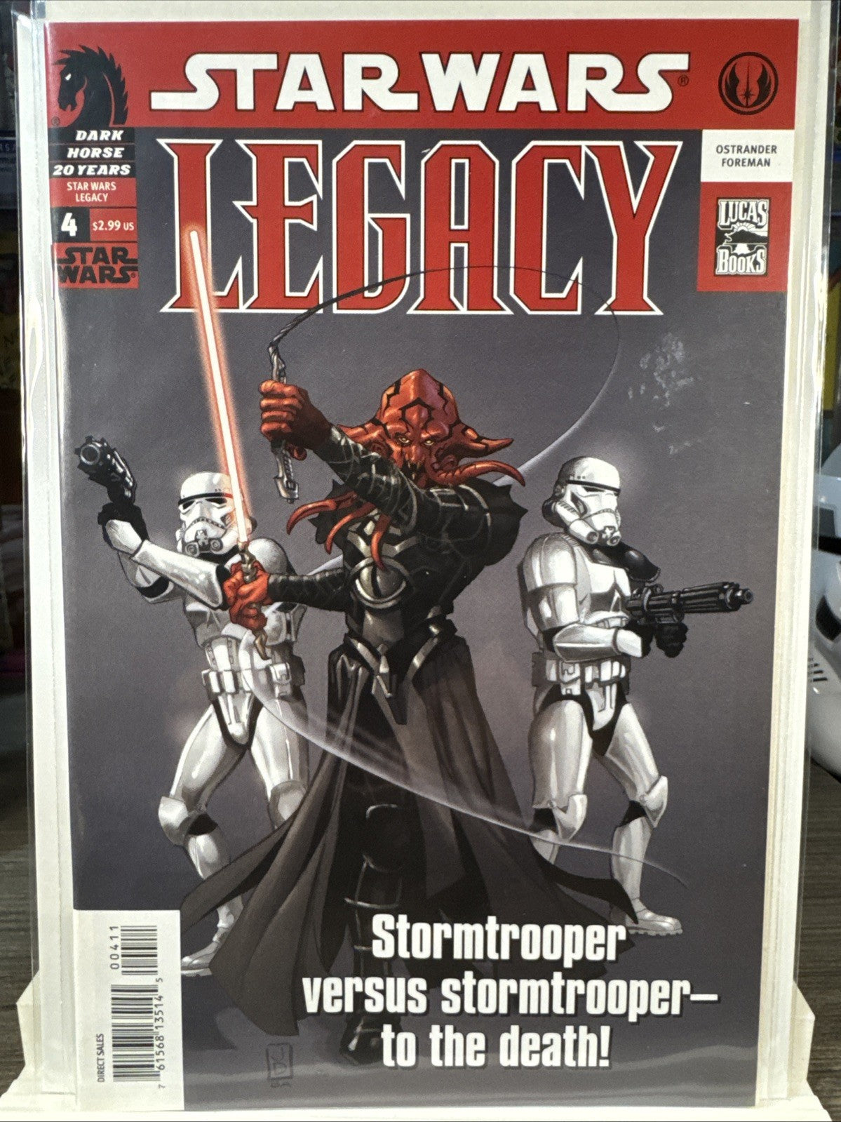 Star Wars Legacy #4 2006 Dark Horse 1st App Darth Maleval MODERN KEY HTF MINTY