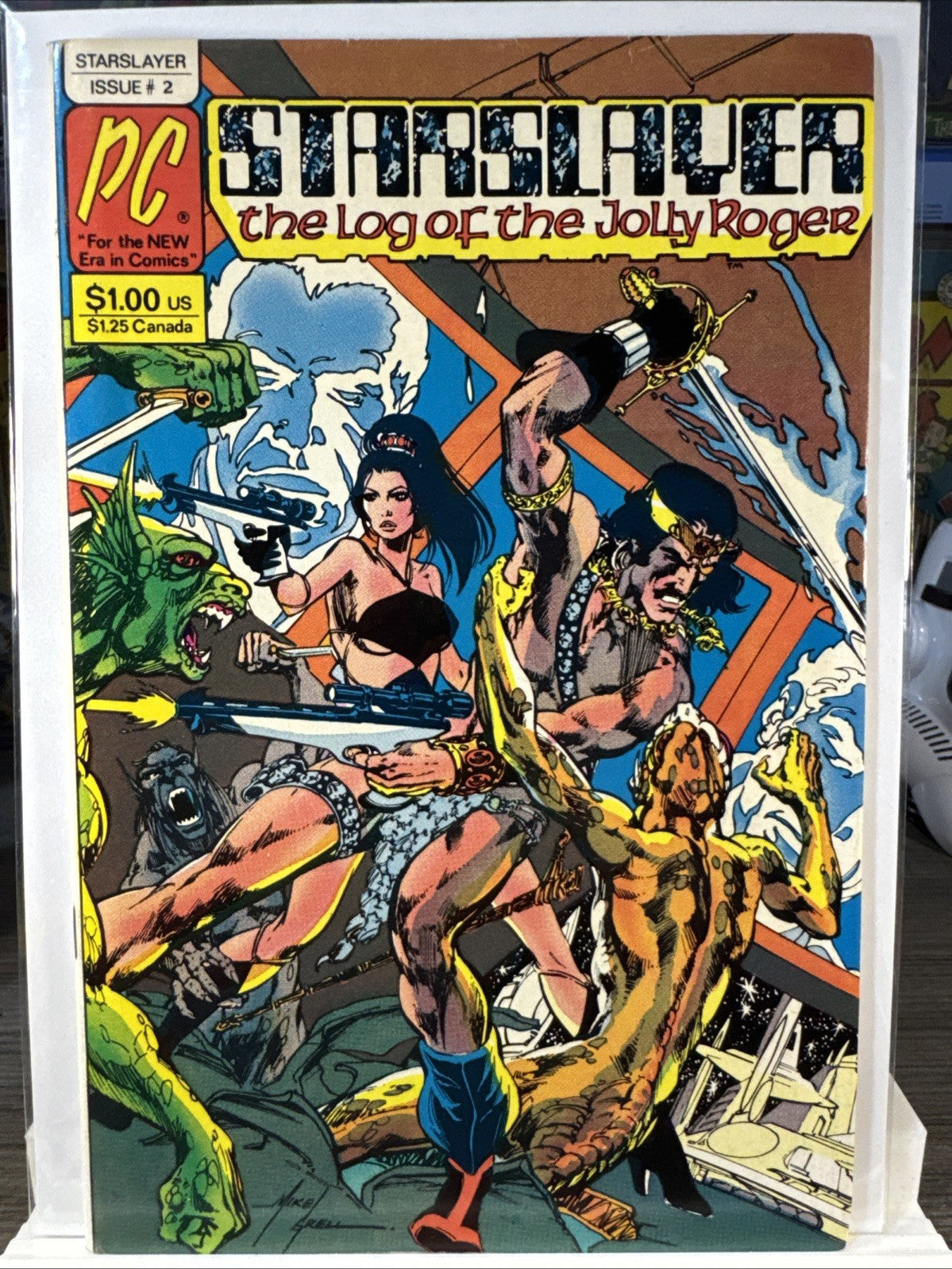 Starslayer 2 VF/NM 9.0 Pacific 1st Rocketeer 1982 KEY DAVE STEVENS BRONZE
