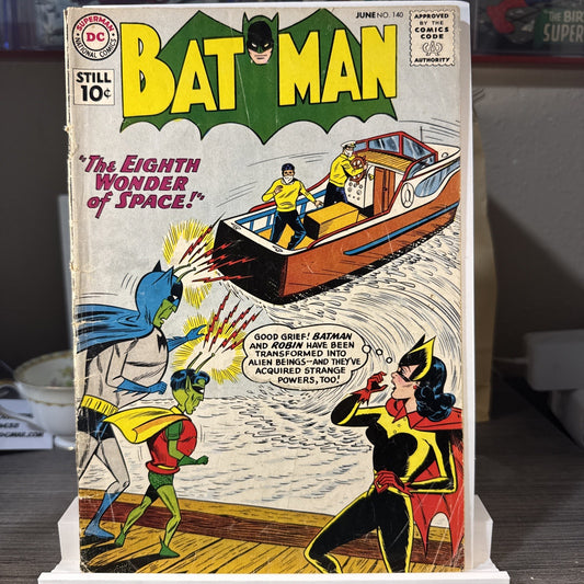 Batman # 140 (June 1961) Moldoff Cover, Batwoman, Superman, Joker, Bat-Hound