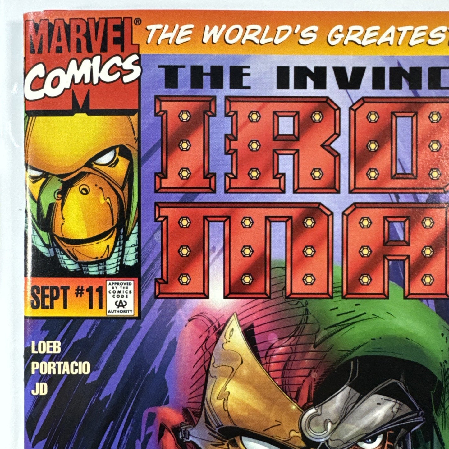 Invincible Iron Man #11 1st Tony Stark Dr Doom MCU Marvel 1997 DOOM KEY MODERN