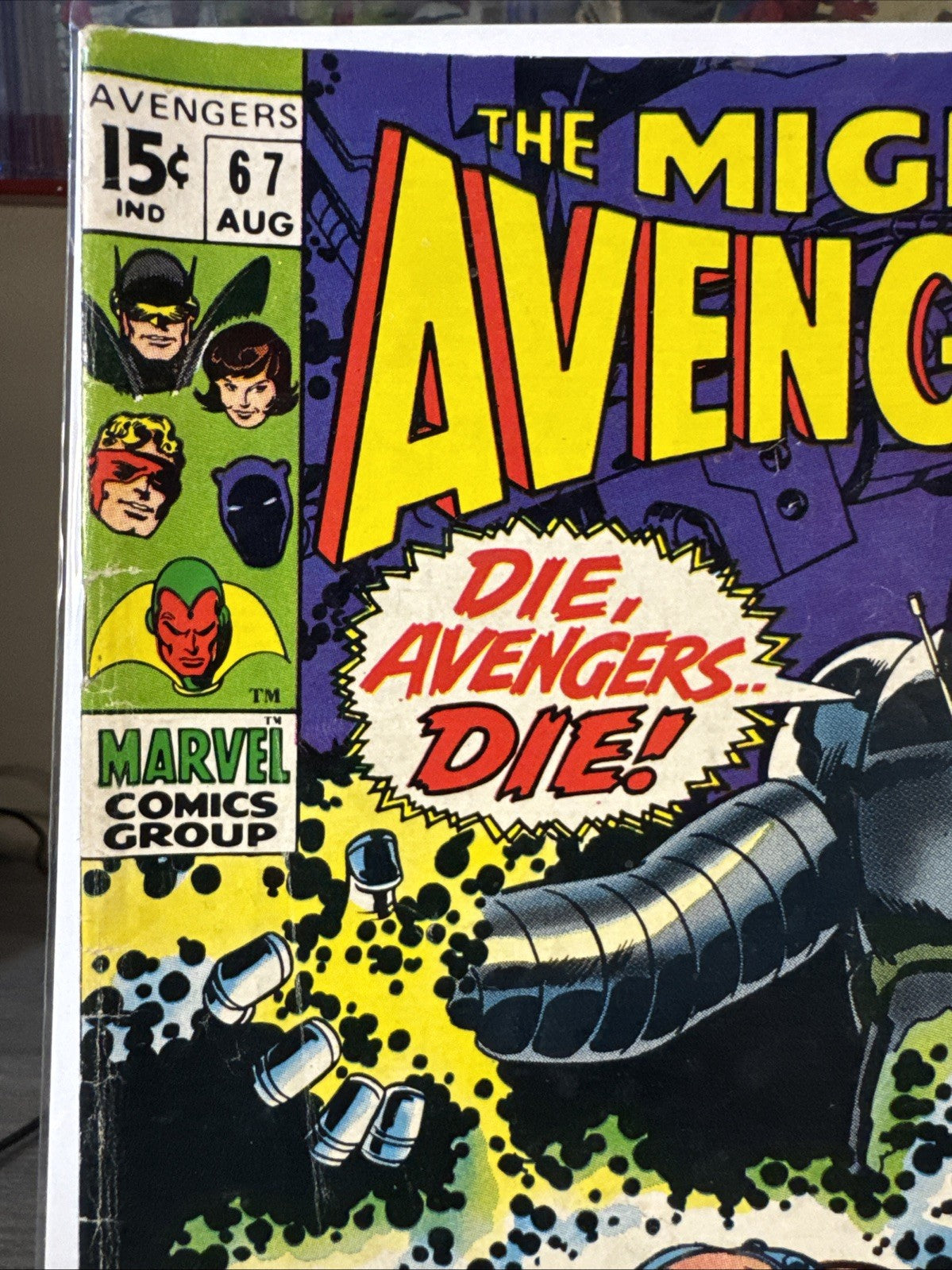 Marvel Comics The Mighty Avengers #67 1969 Ultron Cover Iron Man Thor  F- SILVER