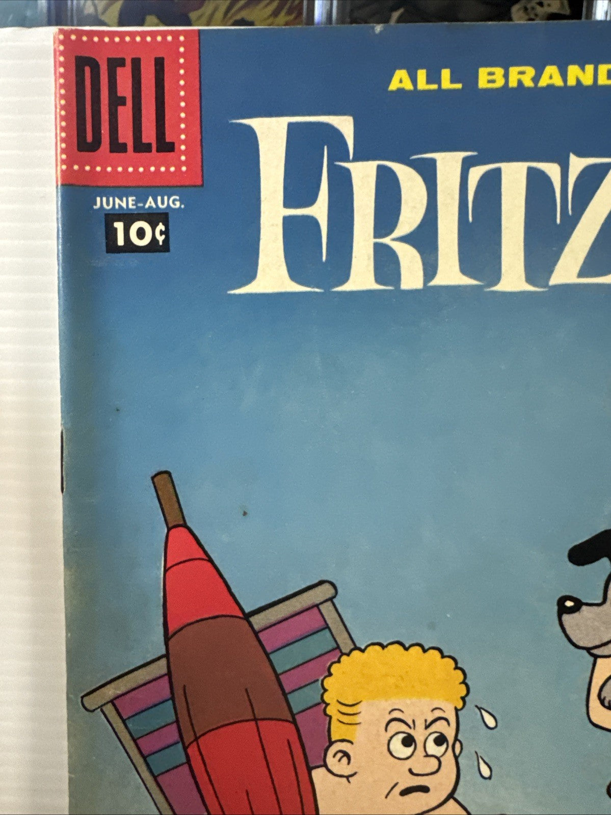 Fritzi Ritz #58 (Dell Comics June-August 1958) Gorgeous SILVER AGE Good Girl VF