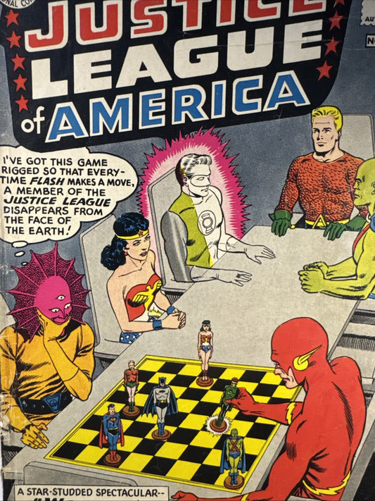 Justice League of America #1 (DC Comics November 1960) SILVER MEGA KEY VG