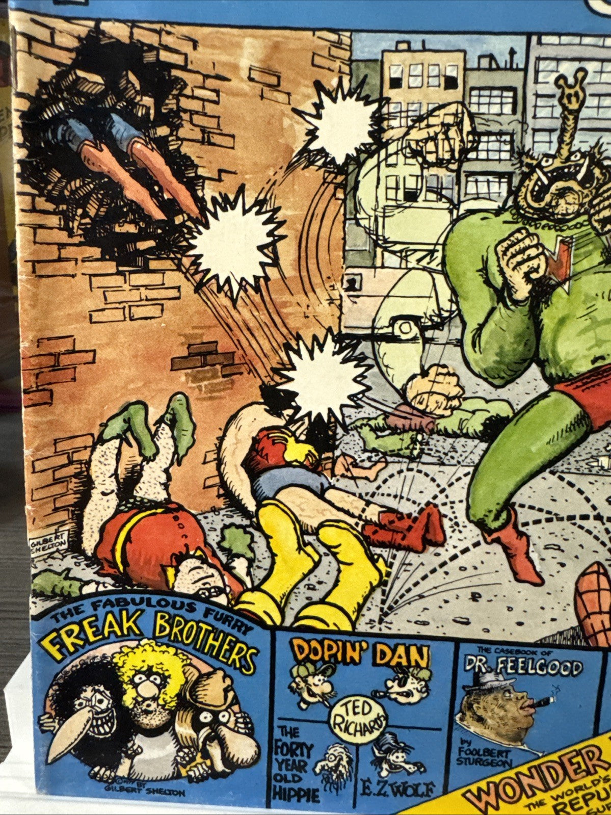 Rip Off Comix #1 Underground 1977 3rd Printing. Est 5000 Print Run VG