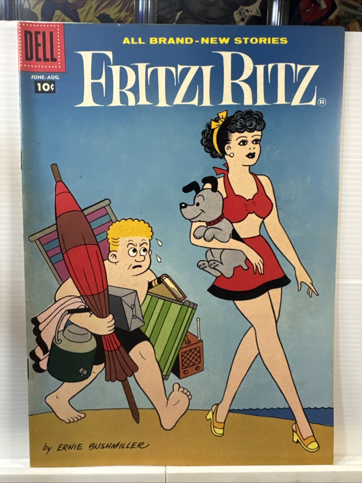 Fritzi Ritz #58 (Dell Comics June-August 1958) Gorgeous SILVER AGE Good Girl VF