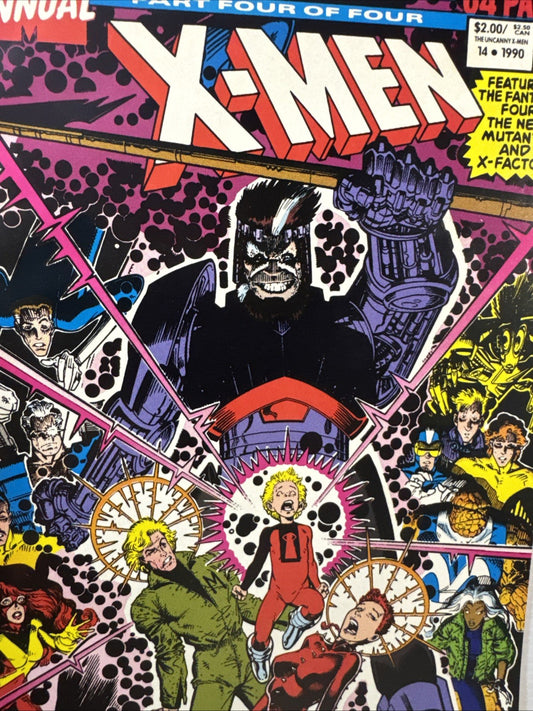 X-Men Annual #14 - 1st Gambit Cameo - Marvel Comics 1990 Key NM COPPER