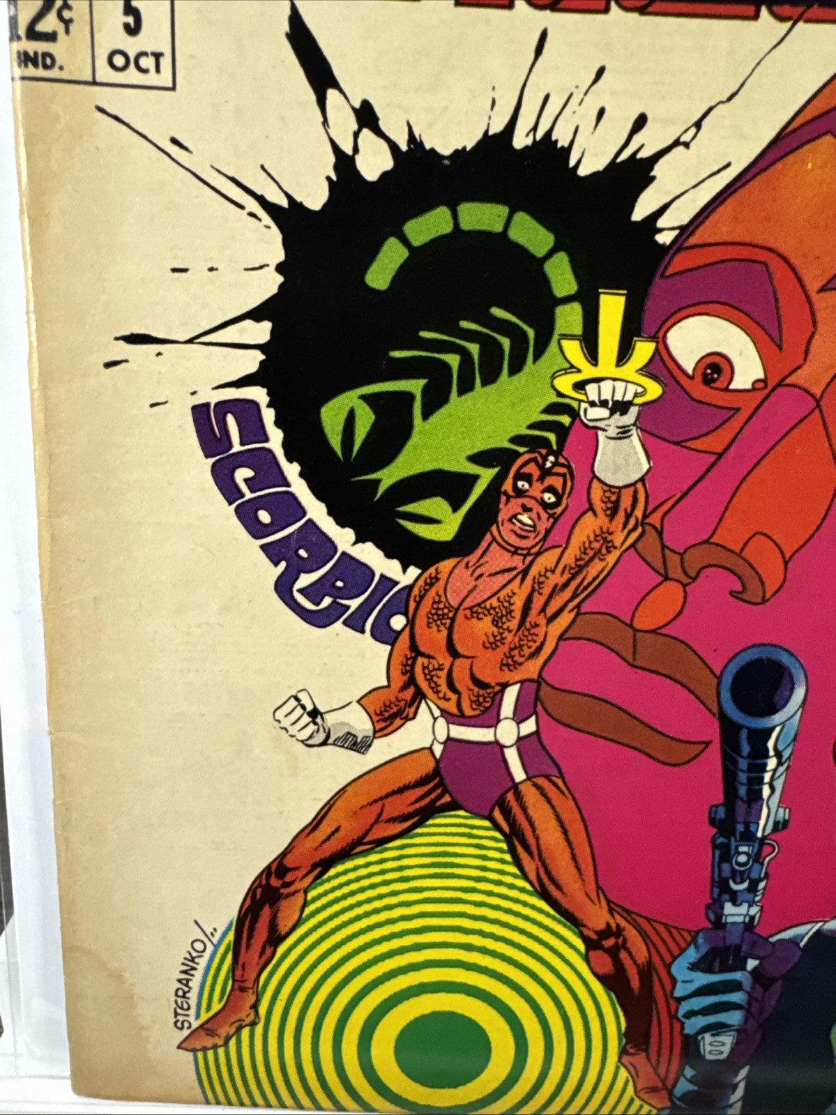 Nick Fury, Agent of Shield #5 (Marvel Comics October 1968) READER COPY
