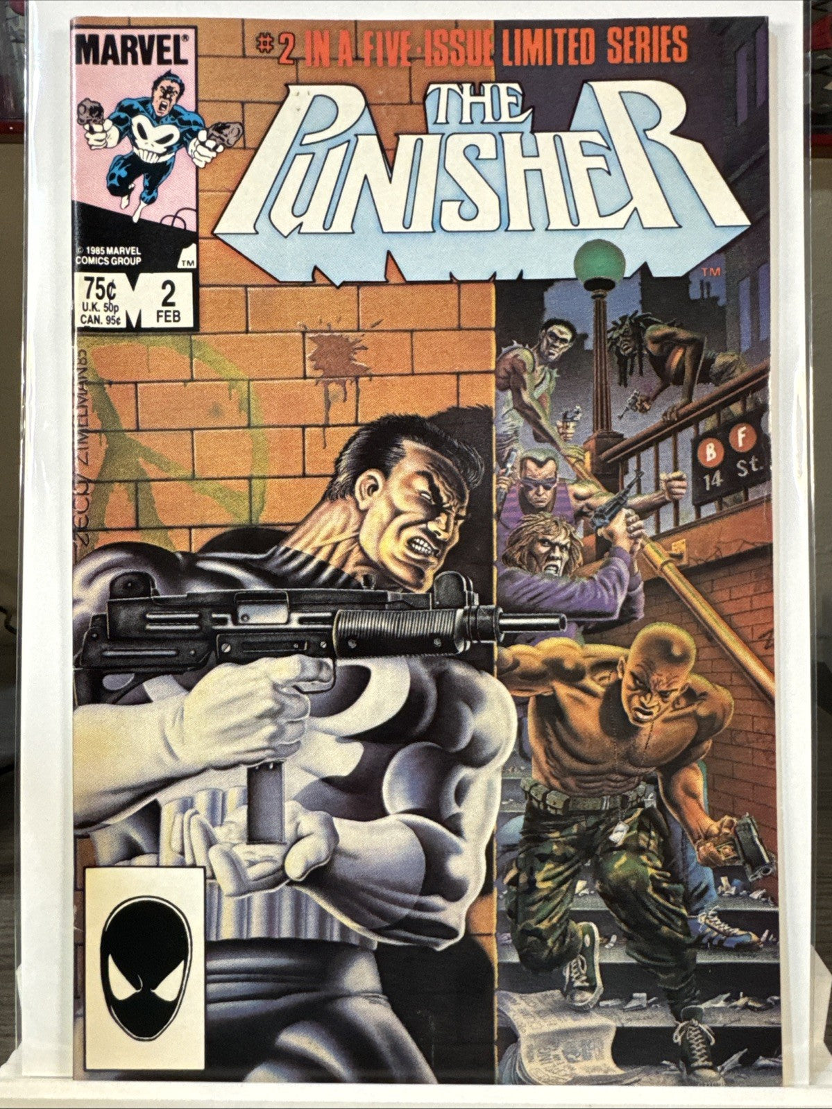 The Punisher #2 (Marvel Comics February 1986) COPPER NM-