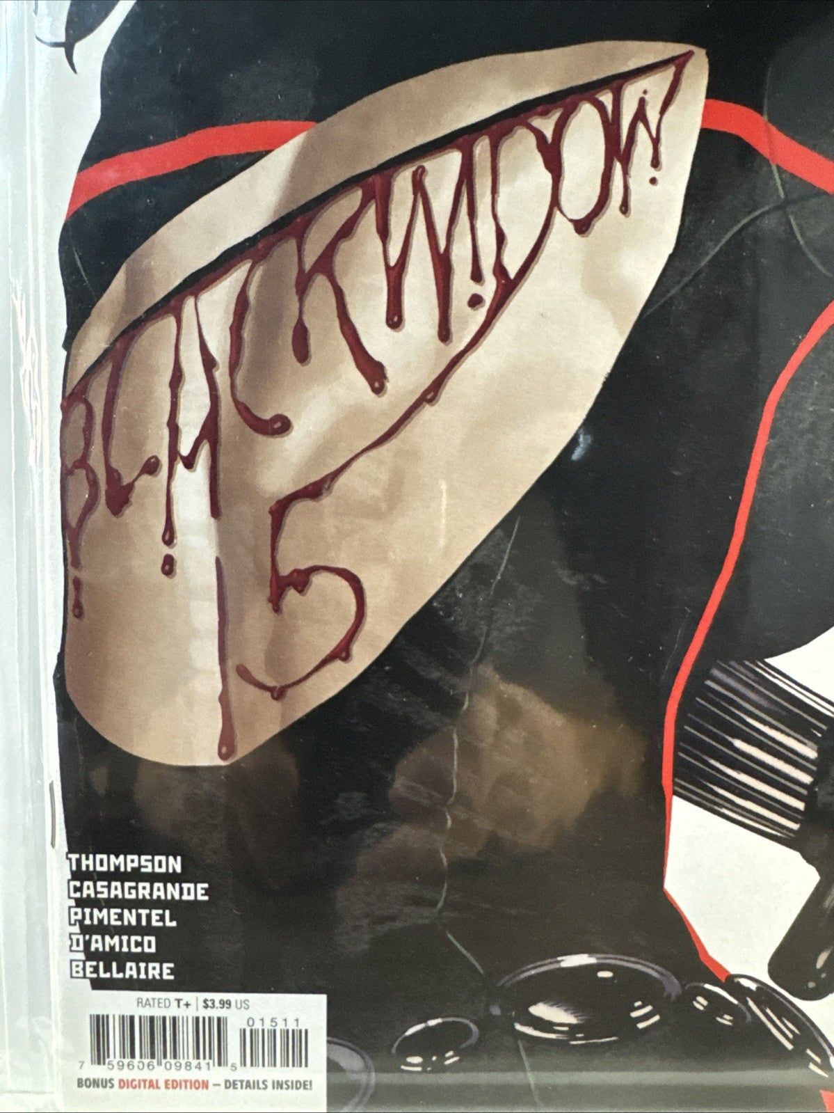 Black Widow (8th Series) #15 NM 2022  Adam Hughes Cover. MODERN MINTY!
