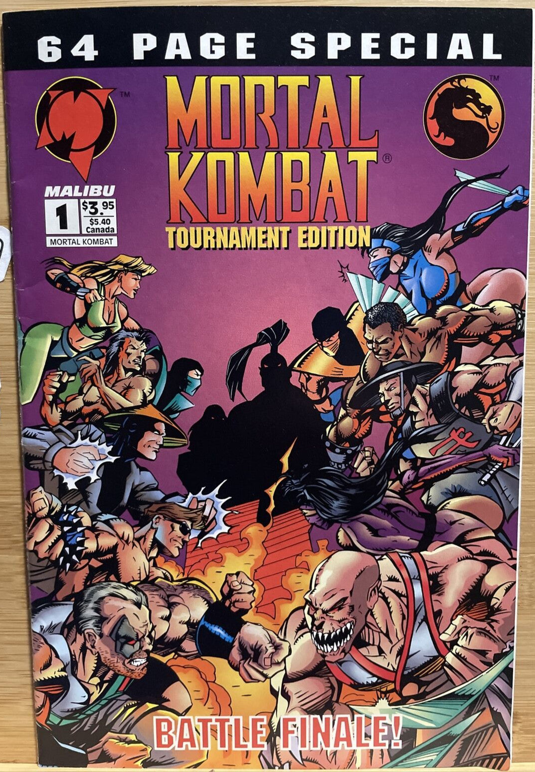 Mortal Kombat #1 Tournament Edition (1994, Malibu) 64 Page Special Comic RARE!